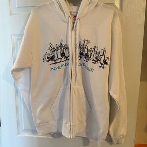 Disney Funding Nemo seagulls White ComfortBlend zip-up Hoodie
